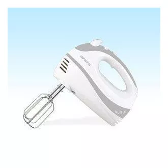 Trzepaczka ręczna Orava SL-110, 300 W, 75 dB, 5 prędkości, przełącznik impulsowy, szaro-biała