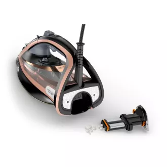 Żelazko parowe Tefal Ultimate Pure FV9845E0, 3200 W, zapobieganie kapaniu, automatyczne wyłączanie, brzoskwiniowe