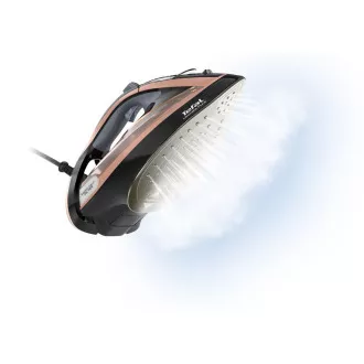 Żelazko parowe Tefal Ultimate Pure FV9845E0, 3200 W, zapobieganie kapaniu, automatyczne wyłączanie, brzoskwiniowe