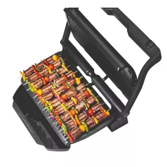 Tefal GC722834 Optigrill XL, grill kontaktowy, 2000 W, 9 programów grillowania, tacka na sok, automatyczny czujnik, czarny Tefal GC722834 Optigrill XL, grill kontaktowy, 2000 W, 9 programów grillowania, tacka na sok, automatyczny czujnik, czarny