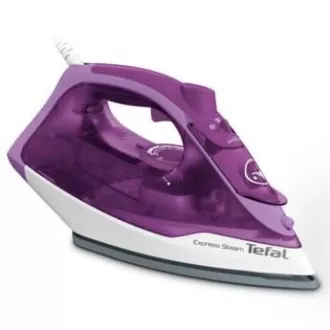 Żelazko parowe Tefal FV2836E0, 2400 W, zraszanie, parowanie w pionie, fioletowe Żelazko parowe Tefal FV2836E0, 2400 W, zraszanie, parowanie w pionie, fioletowe