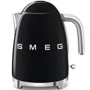 Czajnik elektryczny Smeg KLF03BLEU, 1, 7 l, (7 filiżanek), 2400 W, styl lat 50-tych, czarny