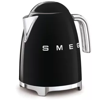 Czajnik elektryczny Smeg KLF03BLEU, 1, 7 l, (7 filiżanek), 2400 W, styl lat 50-tych, czarny