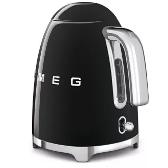 Czajnik elektryczny Smeg KLF03BLEU, 1, 7 l, (7 filiżanek), 2400 W, styl lat 50-tych, czarny