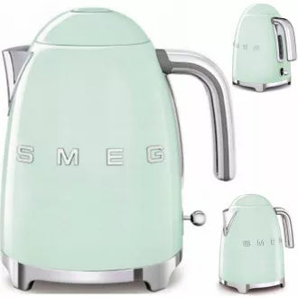 Czajnik elektryczny Smeg KLF03PGEU, 1, 7 l (7 filiżanek), 2400 W, styl lat 50-tych, pastelowa zieleń