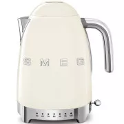 Czajnik elektryczny Smeg KLF04CREU, 1, 7 l (7 filiżanek), 2400 W, 50s style, regulacja temperatury, 7 programów, kremowy