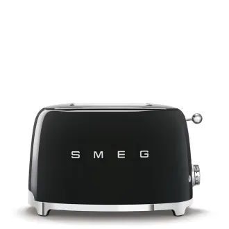 Smeg TSF01BLEU toster/opiekacz, 2 tostery, 6 poziomów opiekania, szuflada na okruchy, styl. 50s, czarny