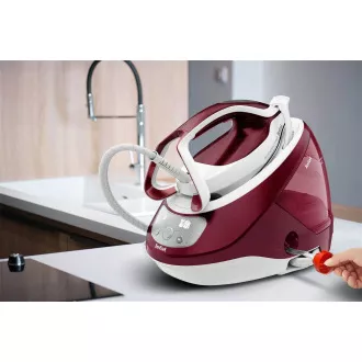 Żelazko Tefal GV9220E0 Pro Express Protect, generator pary, parowanie w pionie, automatyczne wyłączanie, bordowy