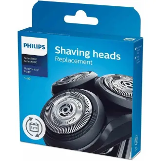 Wymienne głowice golące Philips SH50/50, trwałość 9 milionów zgolonych włosów, 3 sztuki w opakowaniu - Rozpakowany