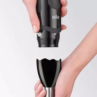 Blender kielichowy Braun MultiQuick 5 Vario MQ5235BK, 1000 W, 21 prędkości, przełącznik impulsowy, kruszarka do lodu, czarny Blender kielichowy Braun MultiQuick 5 Vario MQ5235BK, 1000 W, 21 prędkości, przełącznik impulsowy, kruszarka do lodu, czarny