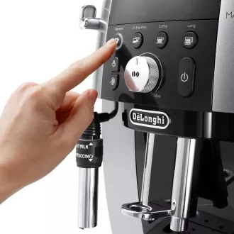 Automatyczny ekspres do kawy DeLonghi Magnifica S Smart ECAM 250.23.SB, 1450 W, 15 bar, wbudowany młynek, srebrny