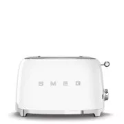 Smeg TSF01WHEU toster/opiekacz, 2 tostery, 6 poziomów opiekania, szuflada na okruchy, styl. Lata 50-te, biały