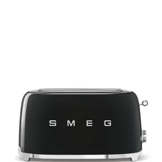 Smeg TSF02BLEU, toster / opiekacz, 4 poziomy opiekania, 6 poziomów opiekania, szuflada na okruchy, styl. Lata 50-te, czarny Smeg TSF02BLEU, toster / opiekacz, 4 poziomy opiekania, 6 poziomów opiekania, szuflada na okruchy, styl. Lata 50-te, czarny
