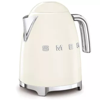 Czajnik elektryczny Smeg KLF03CREU, 1, 7 l, (7 filiżanek), 2400 W, styl lat 50-tych, kremowy