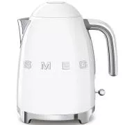 Smeg KLF03WHEU, czajnik elektryczny, 1, 7 l, (7 filiżanek), 2400 W, styl lat 50-tych, biały