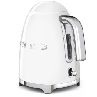 Smeg KLF03WHEU, czajnik elektryczny, 1, 7 l, (7 filiżanek), 2400 W, styl lat 50-tych, biały