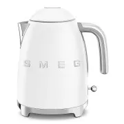 Smeg KLF03WHMEU, czajnik elektryczny, 1, 7 l, (7 filiżanek), 2400 W, styl lat 50-tych, biały matowy