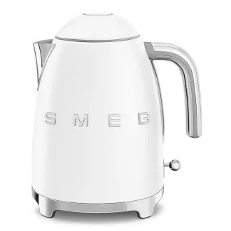 Smeg KLF03WHMEU, czajnik elektryczny, 1, 7 l, (7 filiżanek), 2400 W, styl lat 50-tych, biały matowy