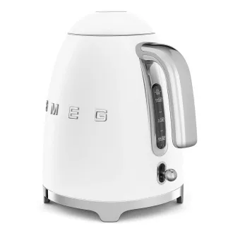 Smeg KLF03WHMEU, czajnik elektryczny, 1, 7 l, (7 filiżanek), 2400 W, styl lat 50-tych, biały matowy