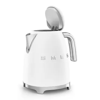 Smeg KLF03WHMEU, czajnik elektryczny, 1, 7 l, (7 filiżanek), 2400 W, styl lat 50-tych, biały matowy