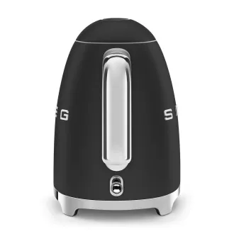 Smeg KLF03BLMEU, czajnik elektryczny, 1, 7 l, (7 filiżanek), 2400 W, styl lat 50-tych, czarny matowy
