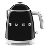 Smeg KLF05BLEU mini czajnik, 0, 8 l / 3 filiżanki, 1400 W, styl lat 50-tych, czarny