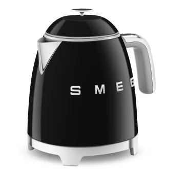 Smeg KLF05BLEU mini czajnik, 0, 8 l / 3 filiżanki, 1400 W, styl lat 50-tych, czarny