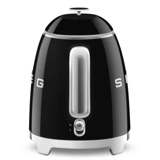 Smeg KLF05BLEU mini czajnik, 0, 8 l / 3 filiżanki, 1400 W, styl lat 50-tych, czarny