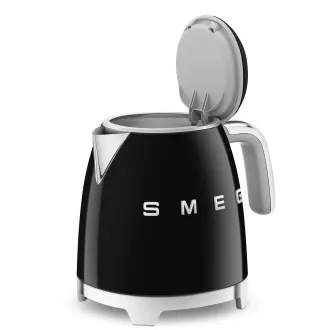 Smeg KLF05BLEU mini czajnik, 0, 8 l / 3 filiżanki, 1400 W, styl lat 50-tych, czarny
