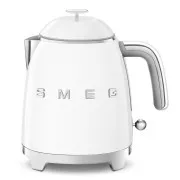 Smeg KLF05WHEU, mini czajnik, 0, 8 l / 3 filiżanki, 1400 W, styl lat 50-tych, biały