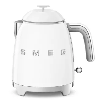 Smeg KLF05WHEU, mini czajnik, 0, 8 l / 3 filiżanki, 1400 W, styl lat 50-tych, biały