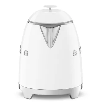 Smeg KLF05WHEU, mini czajnik, 0, 8 l / 3 filiżanki, 1400 W, styl lat 50-tych, biały