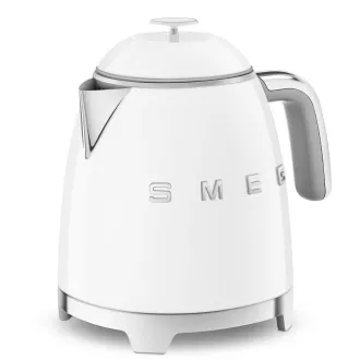 Smeg KLF05WHEU, mini czajnik, 0, 8 l / 3 filiżanki, 1400 W, styl lat 50-tych, biały
