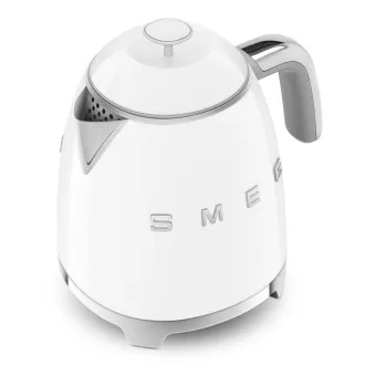 Smeg KLF05WHEU, mini czajnik, 0, 8 l / 3 filiżanki, 1400 W, styl lat 50-tych, biały
