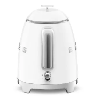 Smeg KLF05WHEU, mini czajnik, 0, 8 l / 3 filiżanki, 1400 W, styl lat 50-tych, biały