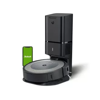 Odkurzacz automatyczny iRobot Roomba i5 5658, automatyczne ładowanie, czujnik uderzenia, aplikacja mobilna, czarny Odkurzacz automatyczny iRobot Roomba i5 5658, automatyczne ładowanie, czujnik uderzenia, aplikacja mobilna, czarny