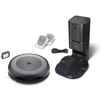 Odkurzacz automatyczny iRobot Roomba i5 5658, automatyczne ładowanie, czujnik uderzenia, aplikacja mobilna, czarny Odkurzacz automatyczny iRobot Roomba i5 5658, automatyczne ładowanie, czujnik uderzenia, aplikacja mobilna, czarny