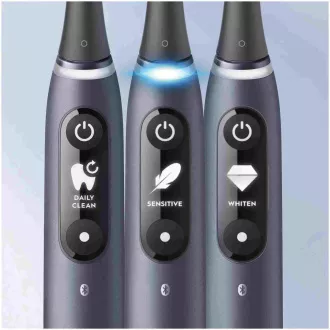 Szczoteczka elektryczna Oral-B iO7 Black Onyx, magnetyczna, 5 trybów, timer, czujnik nacisku, etui, czarna Szczoteczka elektryczna Oral-B iO7 Black Onyx, magnetyczna, 5 trybów, timer, czujnik nacisku, etui, czarna