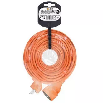 Przedłużacz Solight - złącze, 1 gniazdo, 10 m, 3 x 1 mm2, pomarańczowy