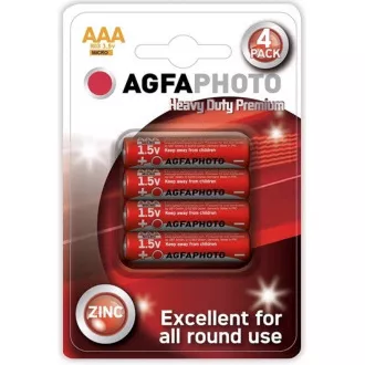 Bateria cynkowa AgfaPhoto AAA, blister 4 szt.