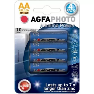 Baterie alkaliczne AgfaPhoto Power LR06/AA, blister 4 szt.