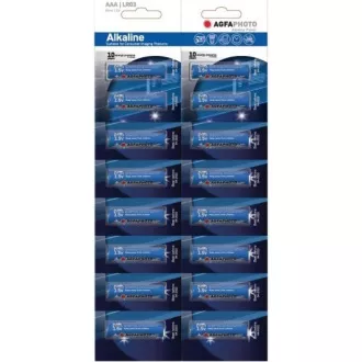 Bateria alkaliczna AgfaPhoto Power LR03/AAA, blister 16szt