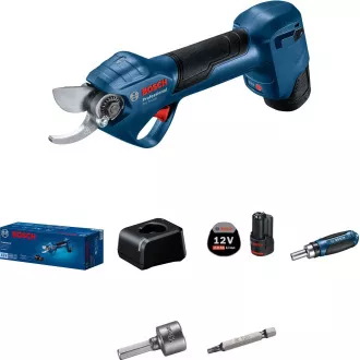 BOSCH Pro Pruner, sekator akumulatorowy, 25 mm, 12, 0 V, szybka ładowarka