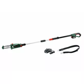 BOSCH UniversalChainPole 18, akumulatorowy sekator teleskopowy, 18 V, drążek 20 cm, 4 m/s, akumulator