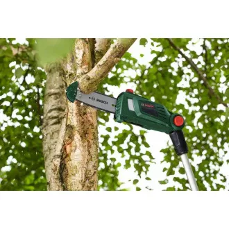 BOSCH UniversalChainPole 18, akumulatorowy sekator teleskopowy, 18 V, drążek 20 cm, 4 m/s, akumulator
