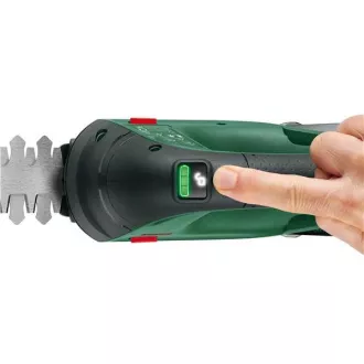BOSCH AdvancedShear 18V-10, akumulatorowy zestaw do cięcia krzewów i trawy, 18 V, długość 20 cm, akumulator