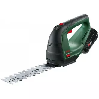 BOSCH AdvancedShear 18V-10, akumulatorowy zestaw do cięcia krzewów i trawy, 18 V, długość 20 cm, akumulator