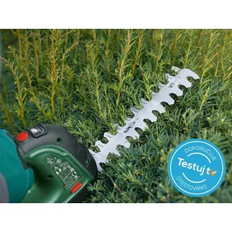BOSCH AdvancedShear 18V-10, akumulatorowy zestaw do cięcia krzewów i trawy, 18 V, długość 20 cm, akumulator