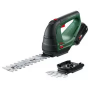 BOSCH AdvancedShear 18V-10, akumulatorowy zestaw do cięcia krzewów i trawy, 18 V, długość 20 cm