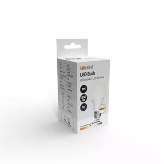 Żarówka LED Solight, klasyczny kształt, 10W, E27, 4000K, 270°, 850lm